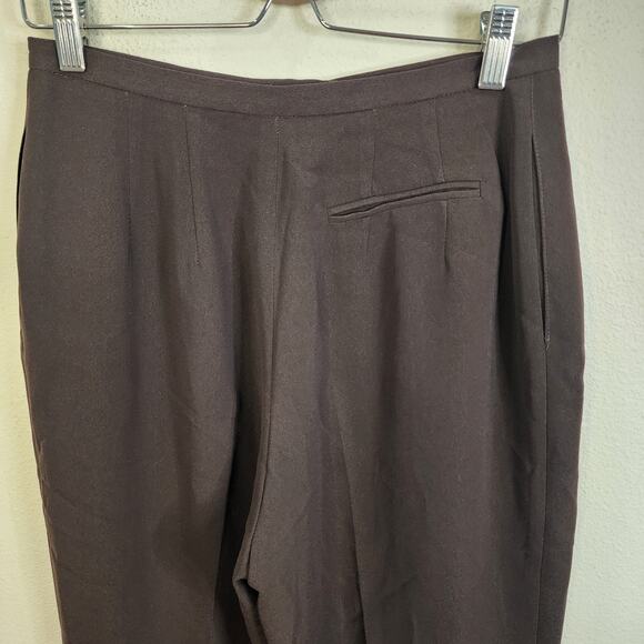 HB II Harve Benard Women's Brown Blazer/Blouse & Pants 2 Piece Set Size 8 Suit - Picture 5 of 12